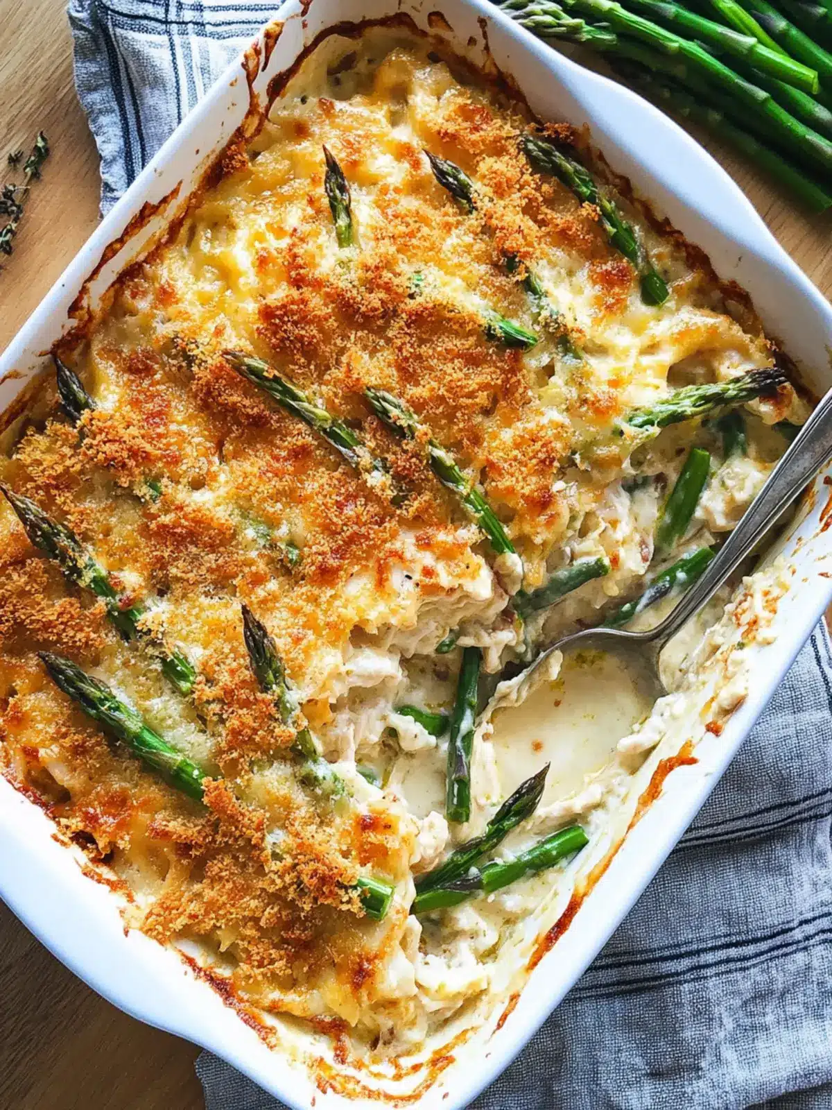 Creamy Asparagus and Chicken Casserole for Cozy Dinners 3 Asparagus and Chicken Casserole