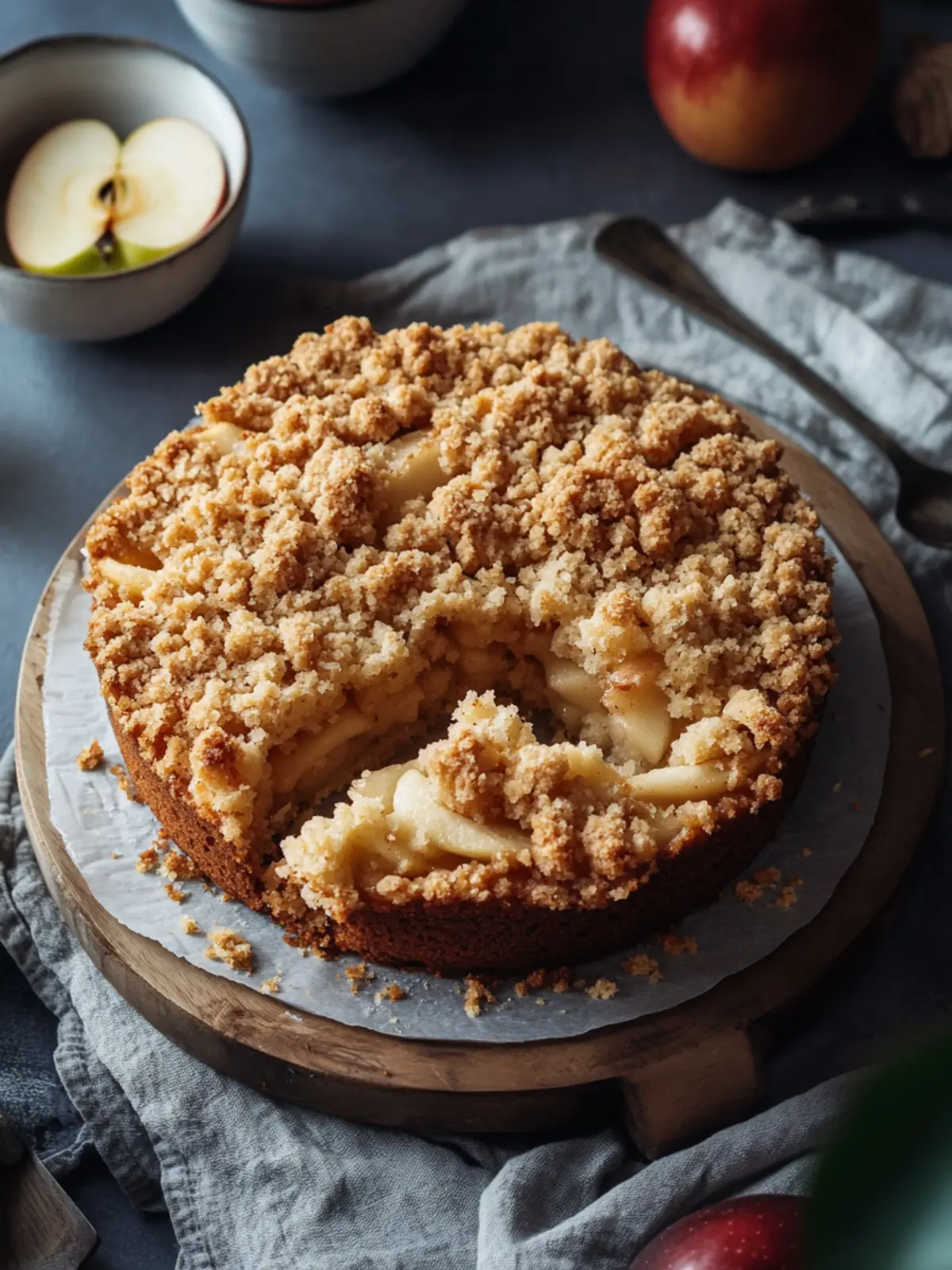 Delicious Apple Crumble Coffee Cake for Cozy Fall Mornings 2 Apple Crumble Coffee Cake