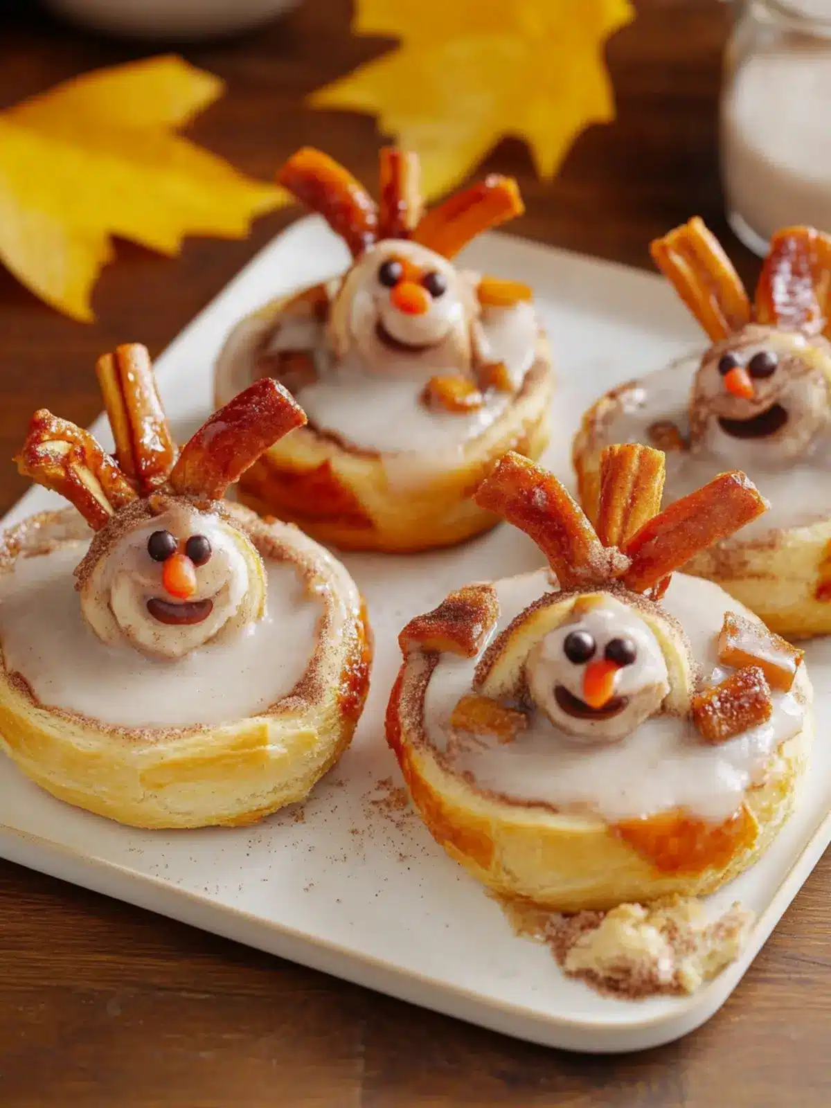 Cinnamon Roll Turkeys: Fun Holiday Treats for Everyone! 2 Cinnamon Roll Turkeys