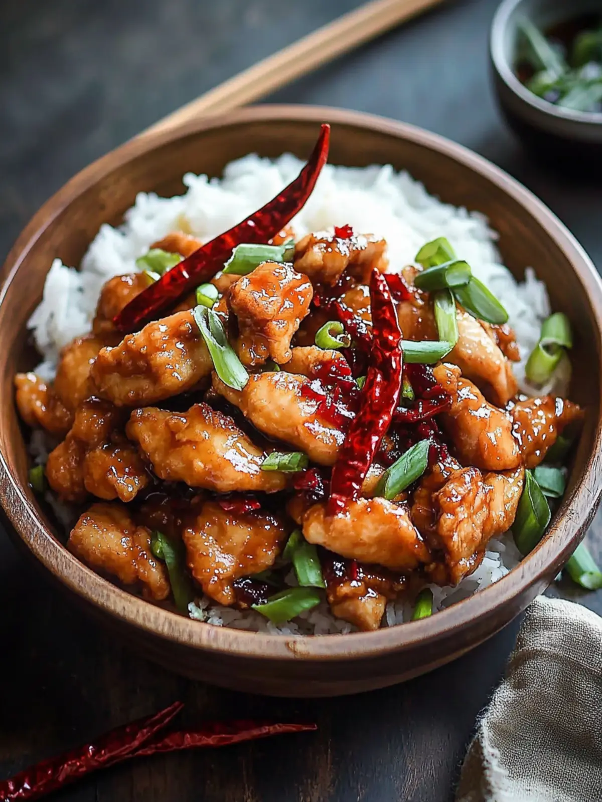 Crispy Szechuan Chicken Ready in 30 Minutes or Less 2 Crispy Szechuan Chicken