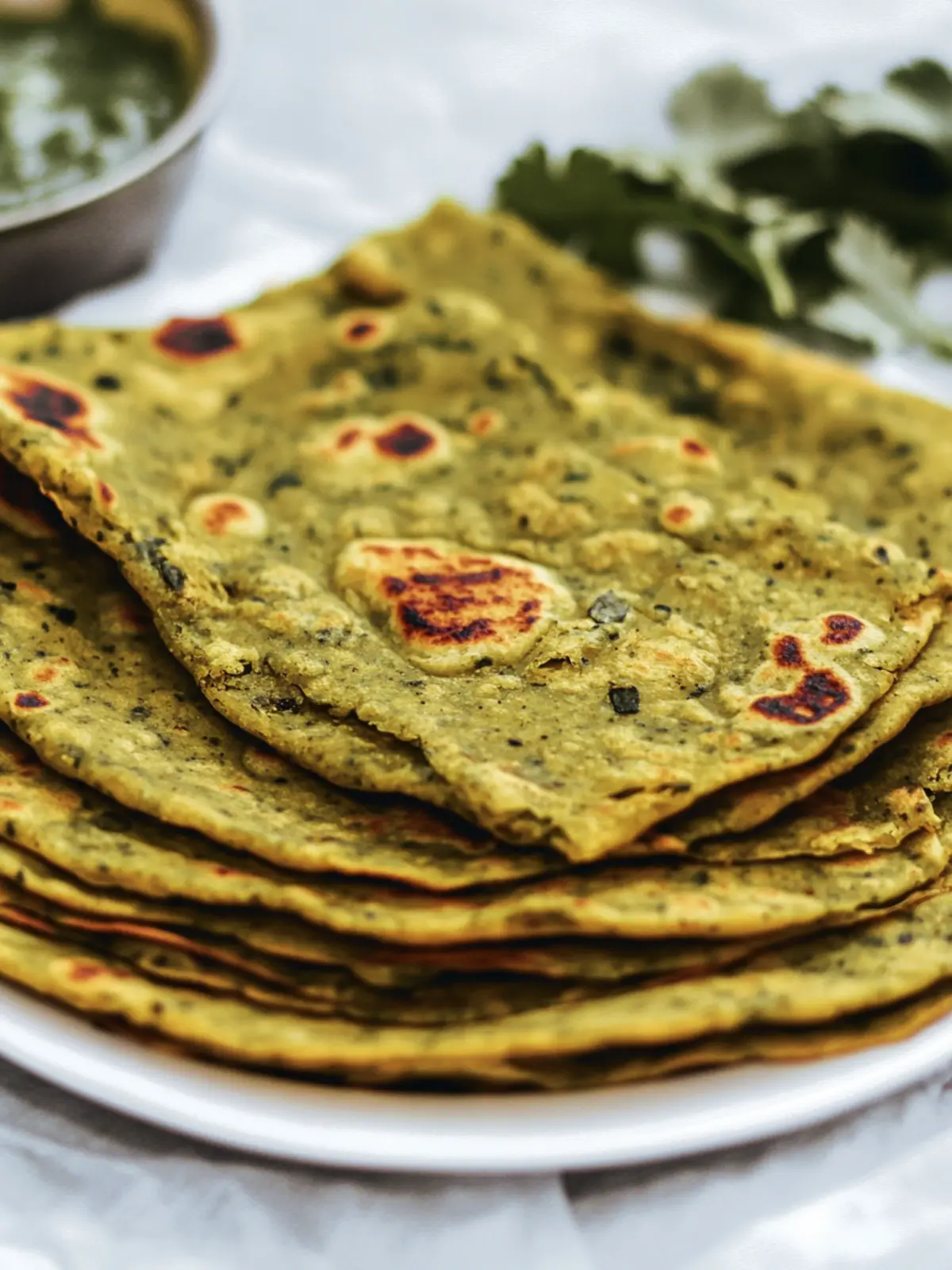 Delicious Indian Methi Thepla: Healthy Fenugreek Flatbread Recipe 4 Indian Methi Thepla (Fenugreek Flatbread)
