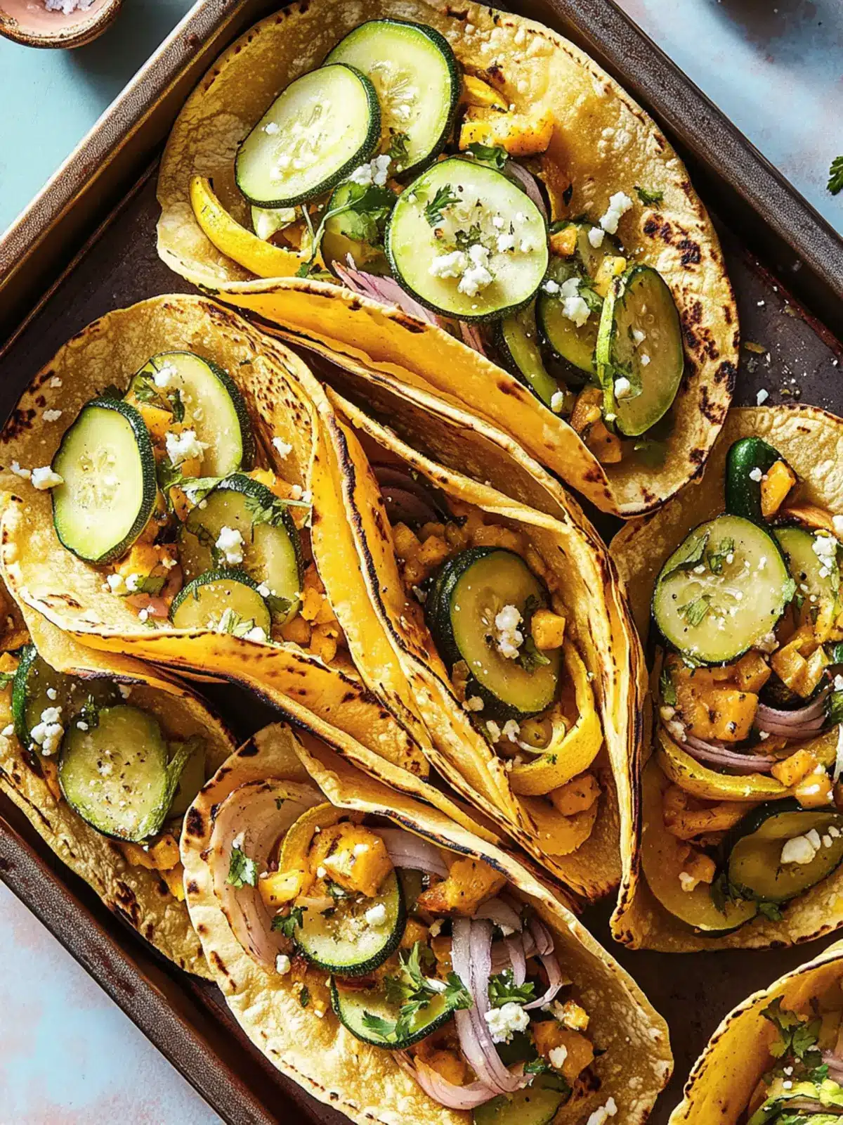 Delicious Summer Squash Sheet-Pan Tacos Ready in 30 Minutes 4 Summer Squash Sheet-Pan Tacos