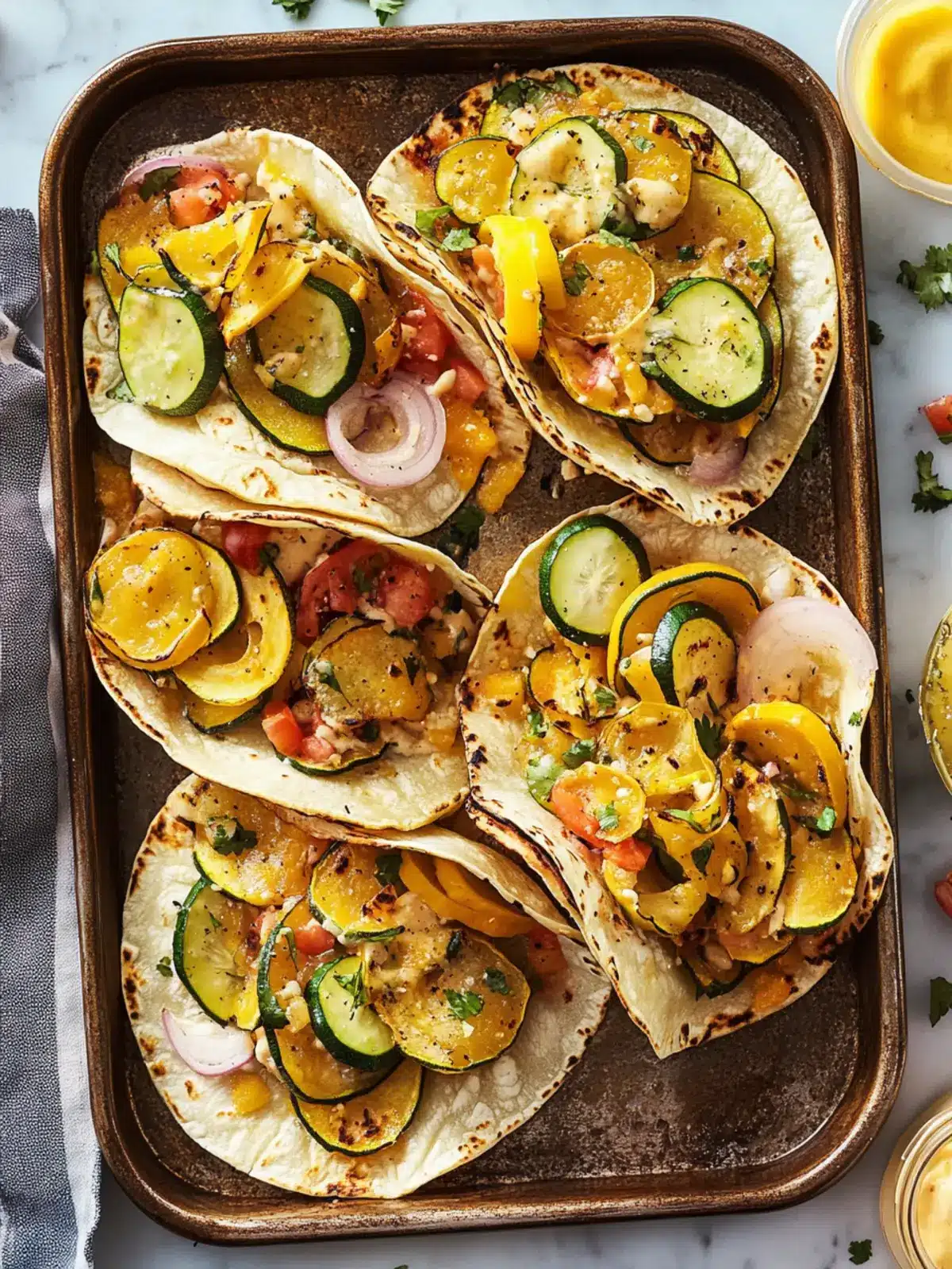 Delicious Summer Squash Sheet-Pan Tacos Ready in 30 Minutes 3 Summer Squash Sheet-Pan Tacos